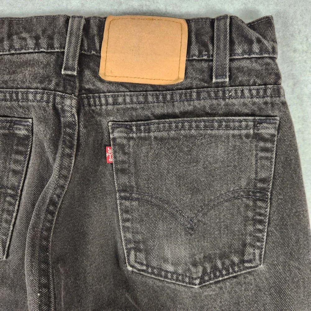 Vintage Levis 505 Jeans 31x34 (Actual 29x34) Black Straight Leg 90s Made In USA